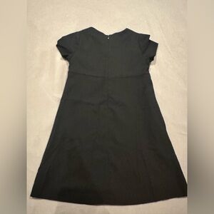 Girls Uniqlo short sleeve dress black sz 9/10